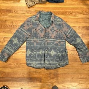 Faherty REVERSIBLE quilted jacket never worn Size XL